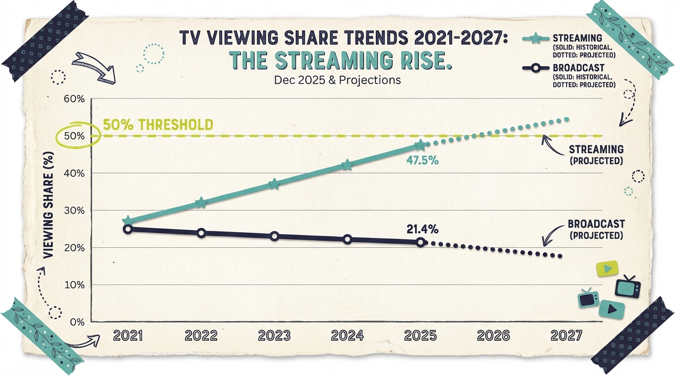 Broadcast TV Viewing Share Q4 2025 - Future Trajectory