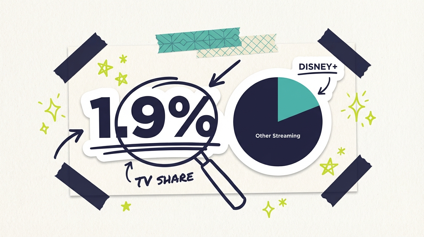 What Is Disney+'s Share of TV Viewing? (Q3 2025)