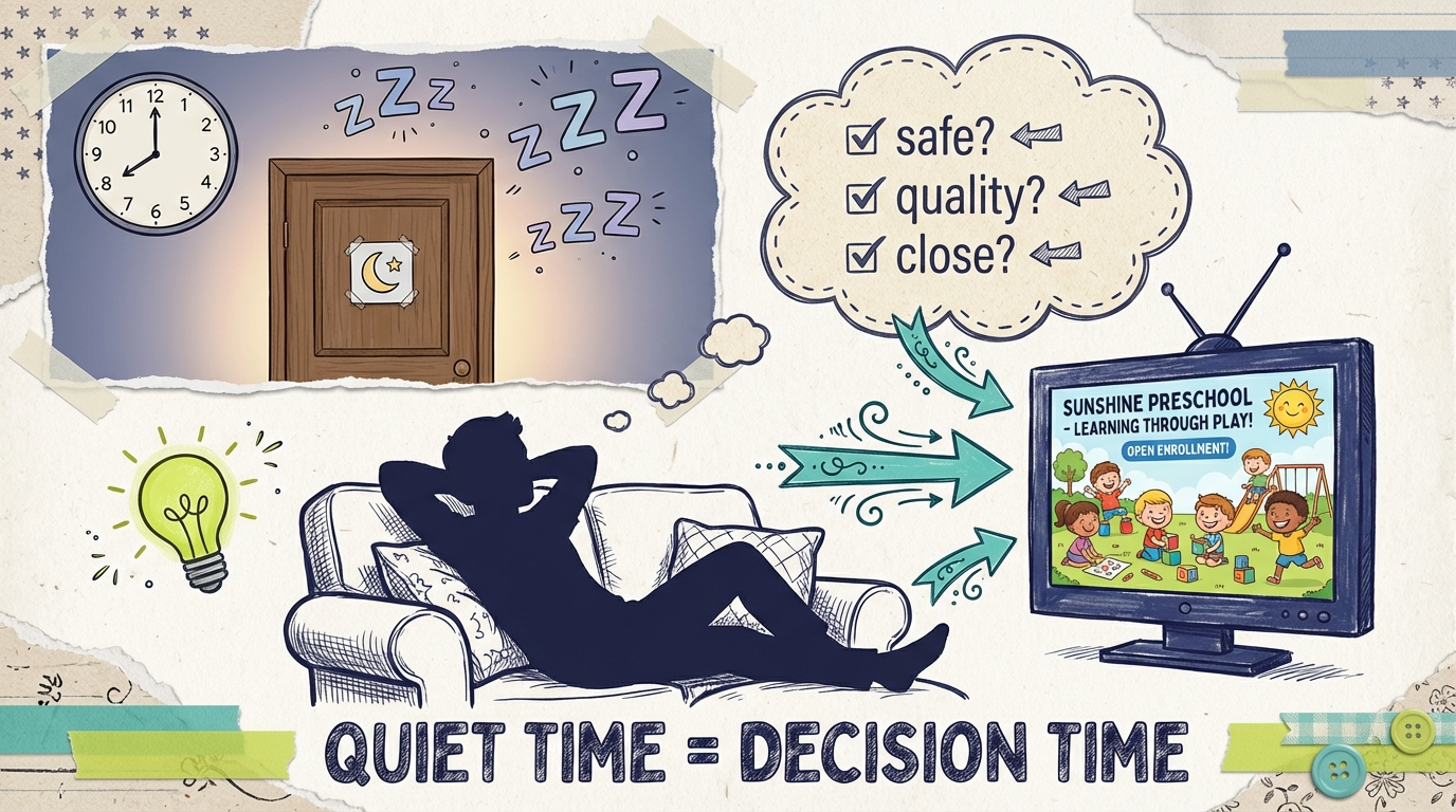 TV Advertising for Preschools - Parent Research Time