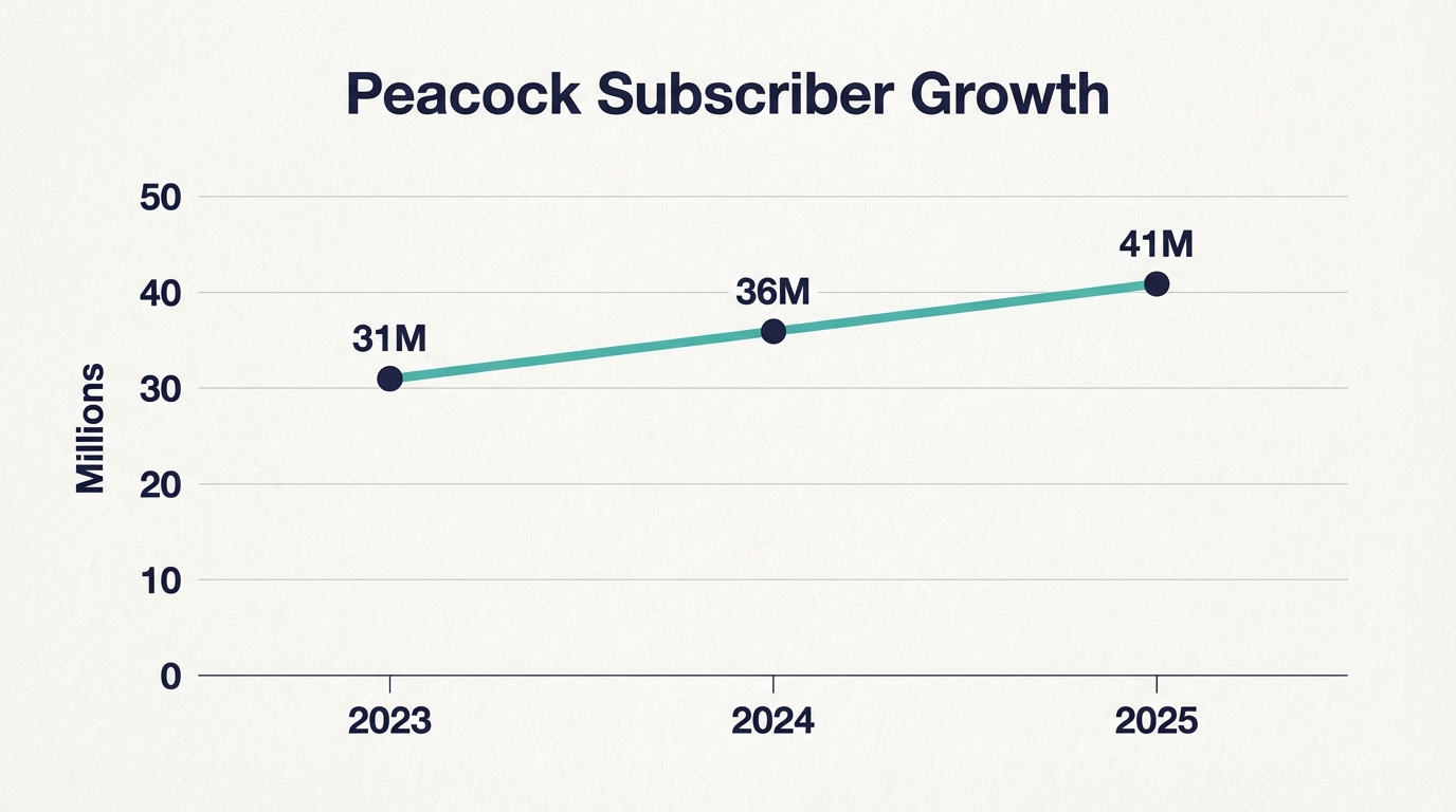 How many households have Peacock? (Q3 2025) - Subscriber Growth