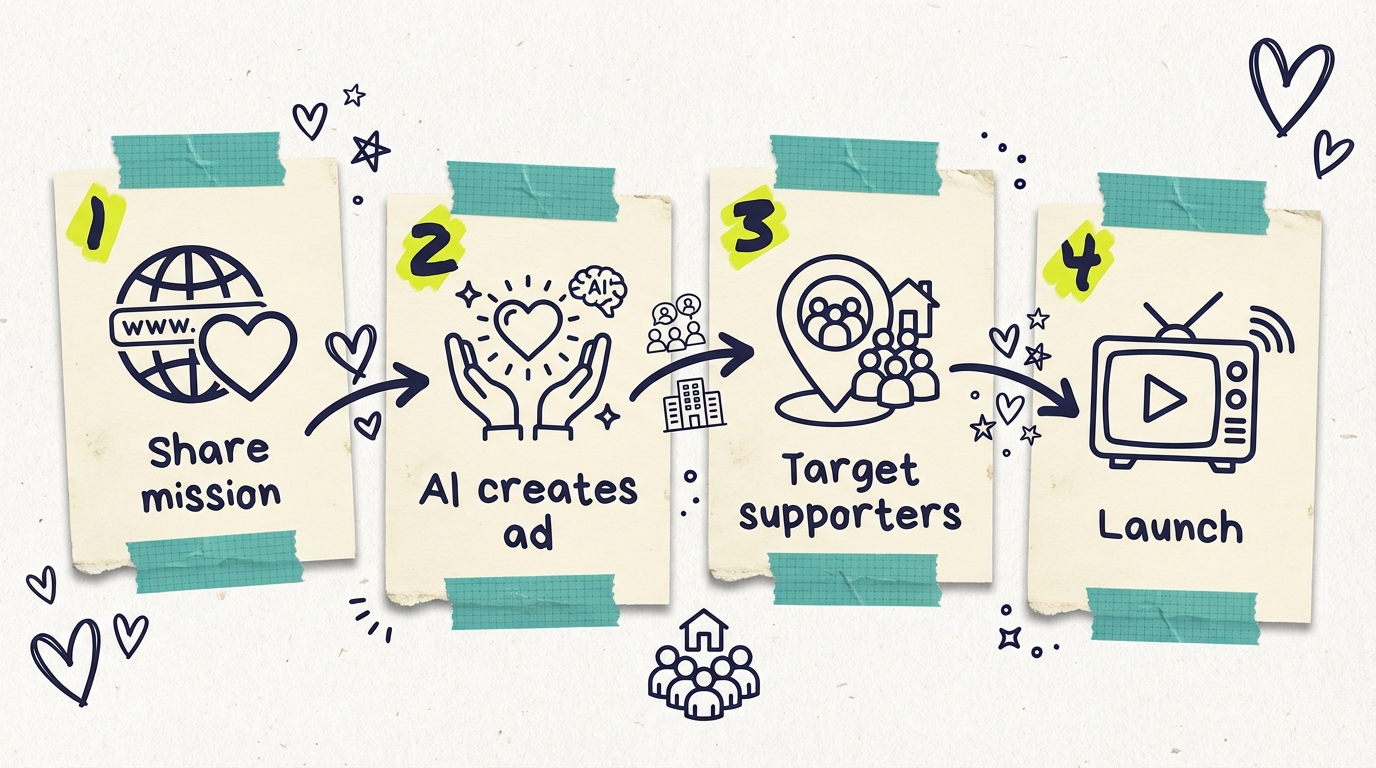 TV Advertising for Nonprofits - Process