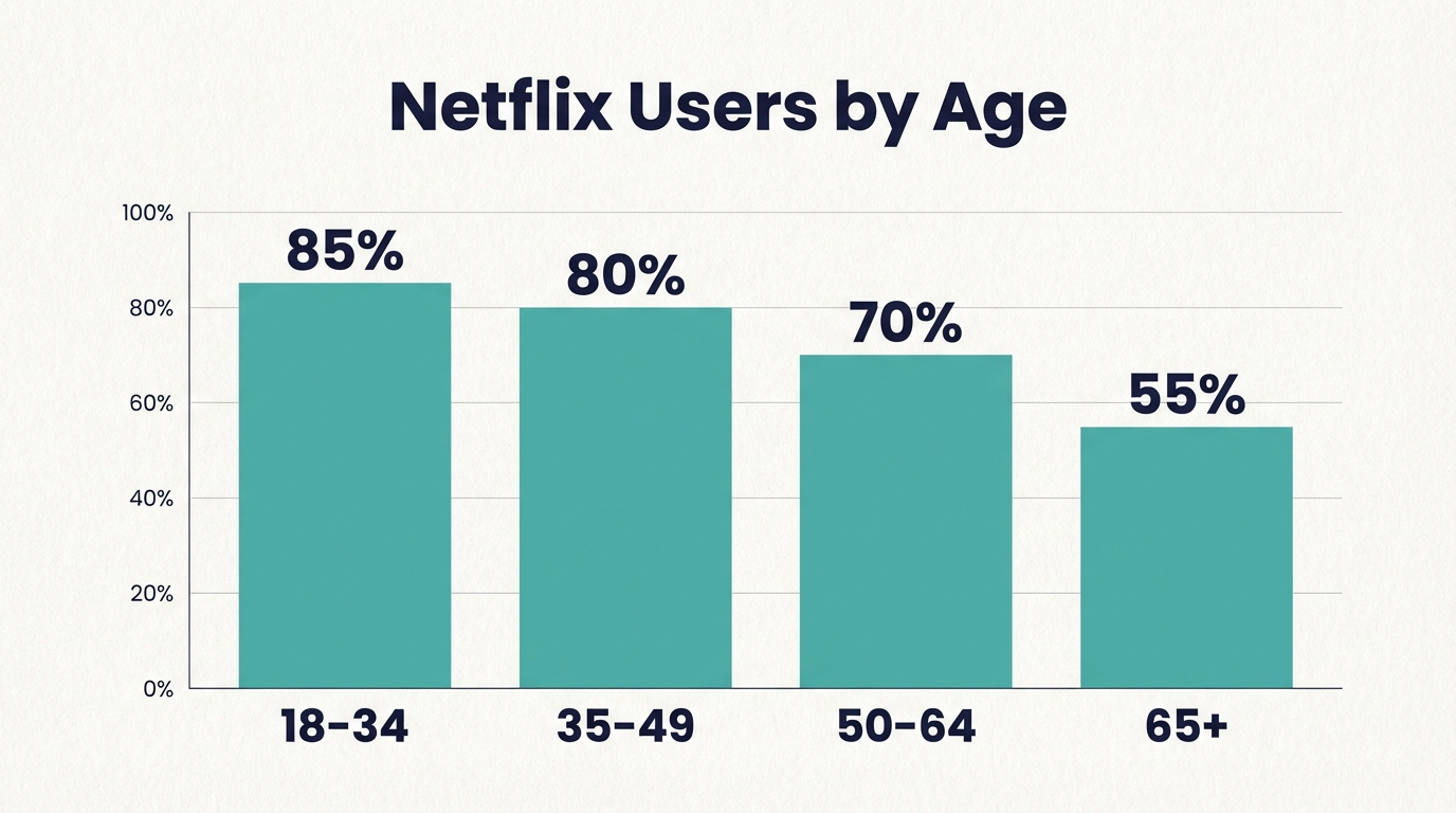 How many U.S. households have Netflix? (Q3 2025) - Demographics Breakdown
