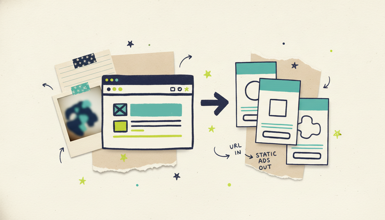 AI Static Ads From a Website URL - Body1