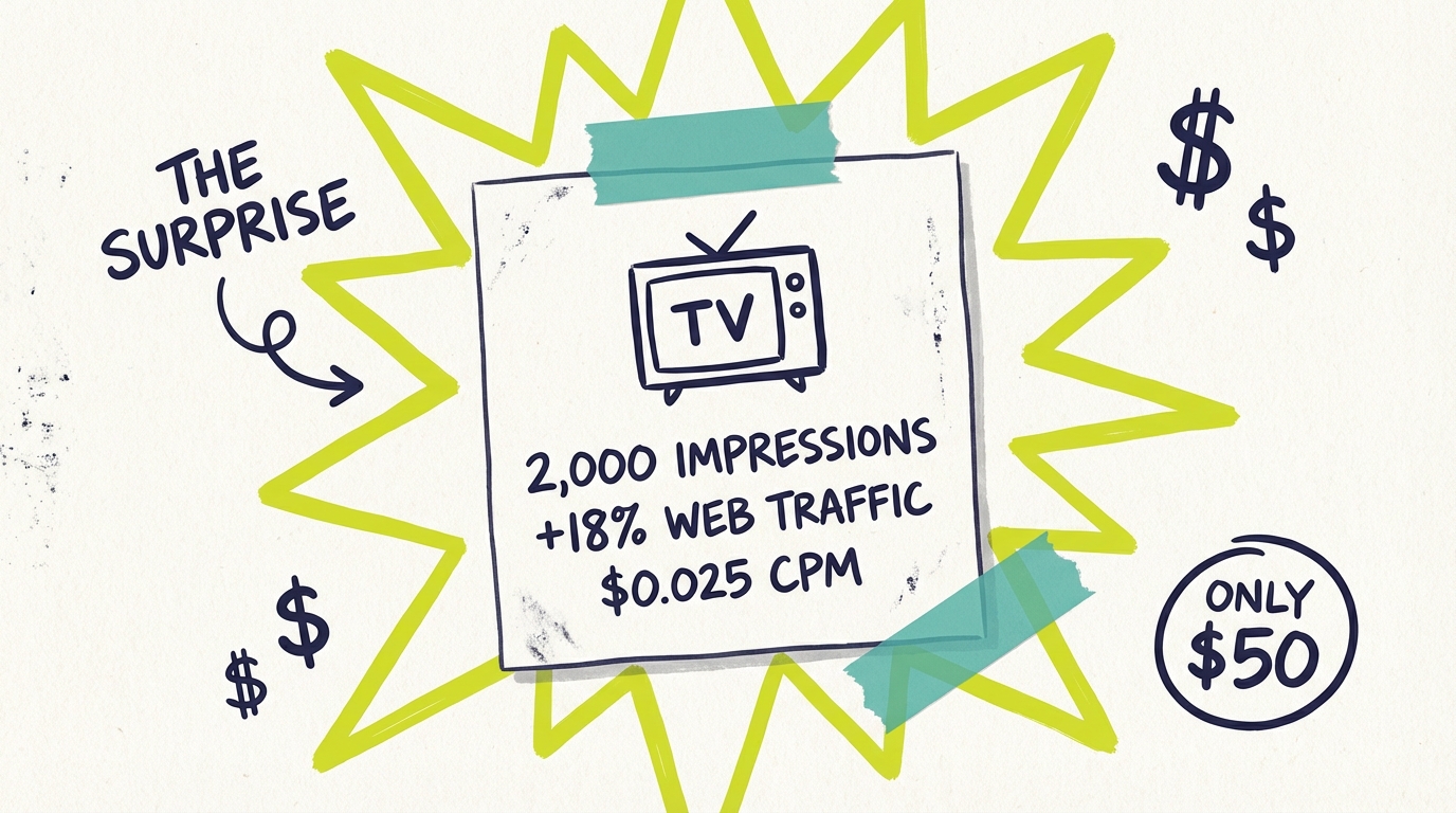  Marketing Test - Tv Advertising Results