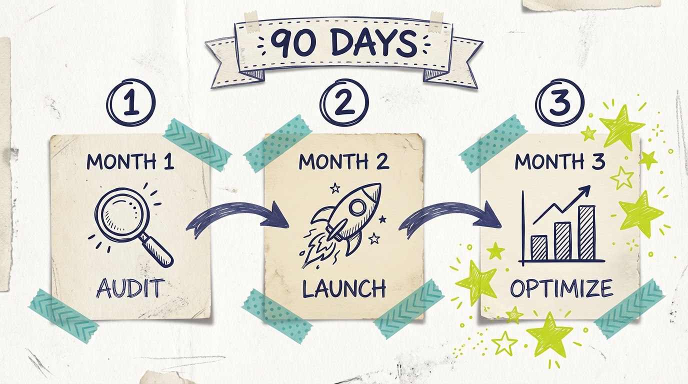 Small Business vs Big Brands - 90 Day Roadmap