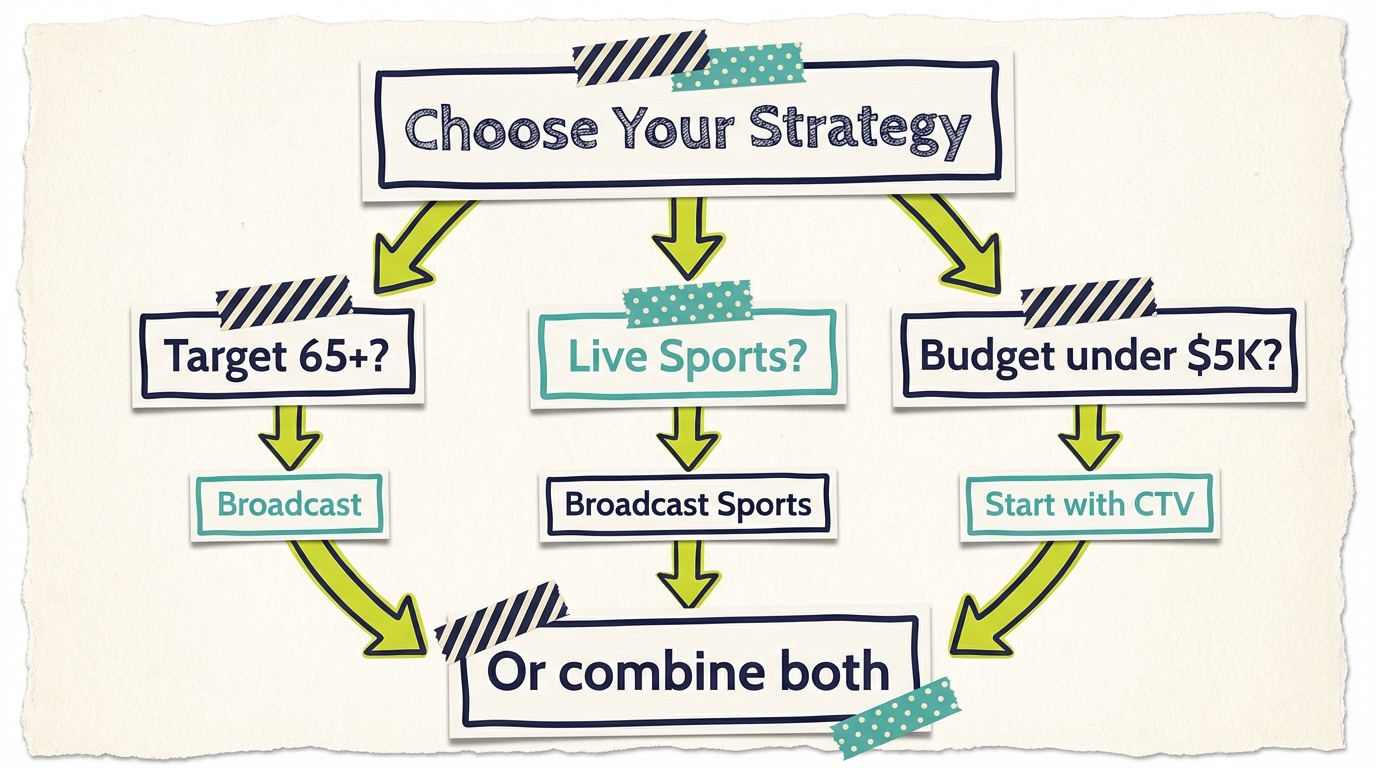 Broadcast TV Viewing Share Q4 2025 - Advertising Options