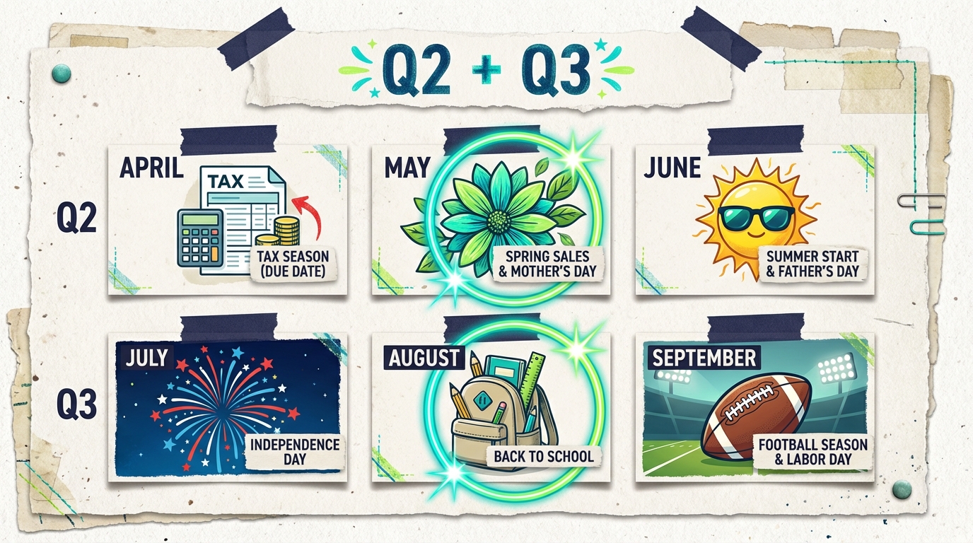 Q2 Q3 Advertising Calendar