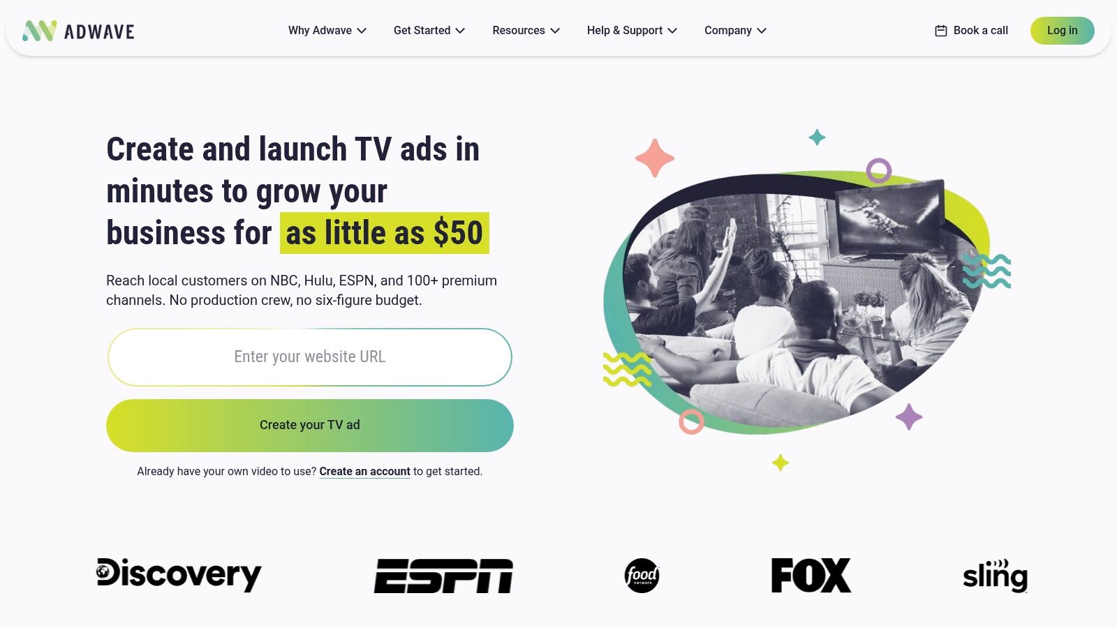 Screenshot from https://adwave.com