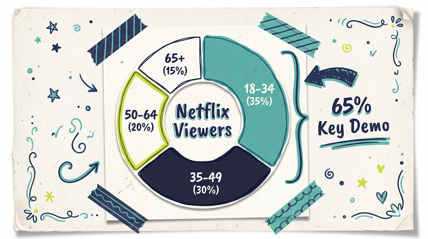 Netflix TV Viewing Share Q4 2025 - Demographics Breakdown