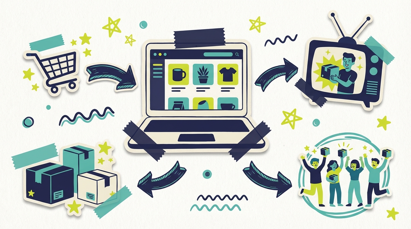 Reach More Customers Offsite - Marketplace Tv Concept