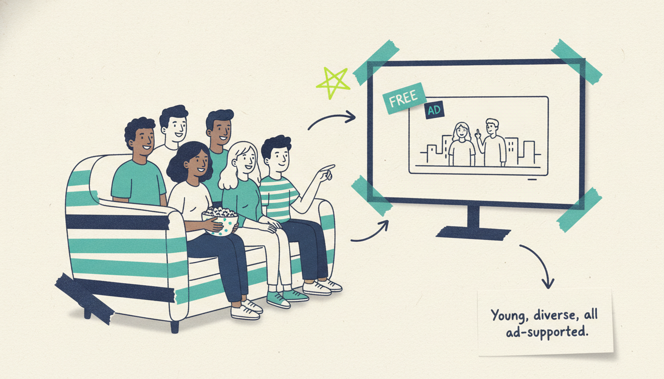 What is Tubi's share of TV viewing? (Q2 2026) - Body3