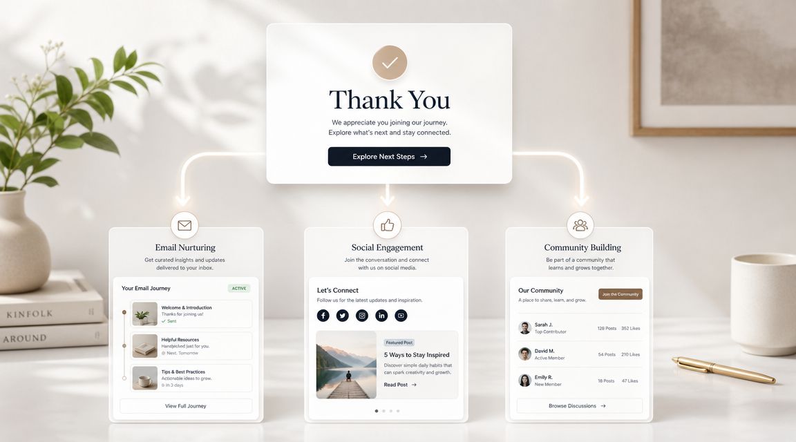 Thank You Pages: Turning a Confirmation Into a Marketing Opportunity