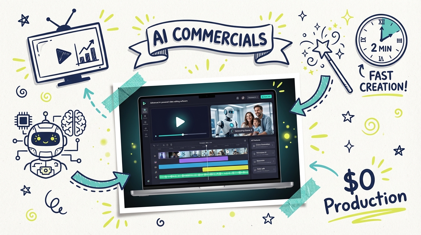 AI TV Commercials: How Small Businesses Create Professional Ads in Minutes