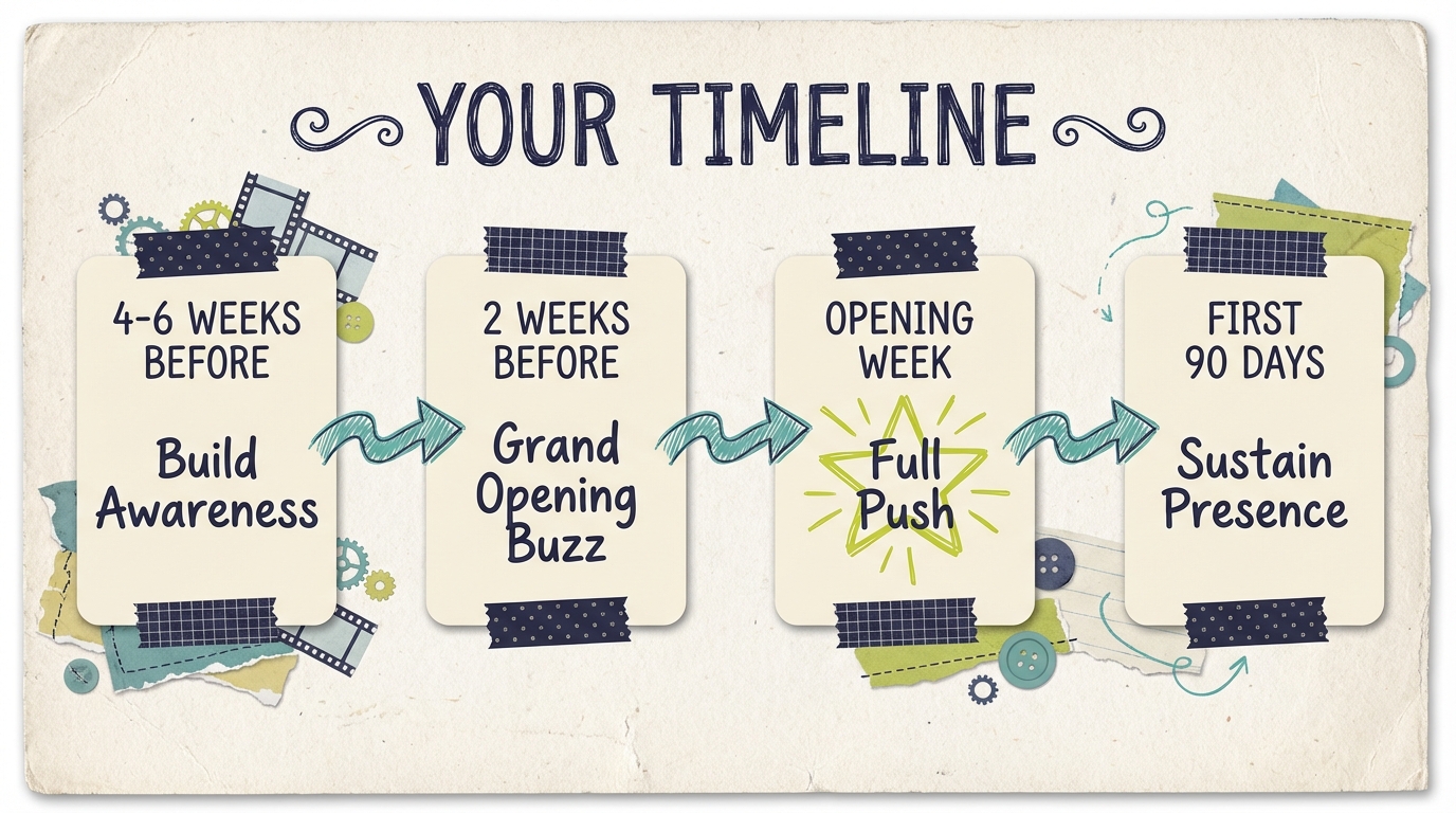 Marketing Second Location - Timeline