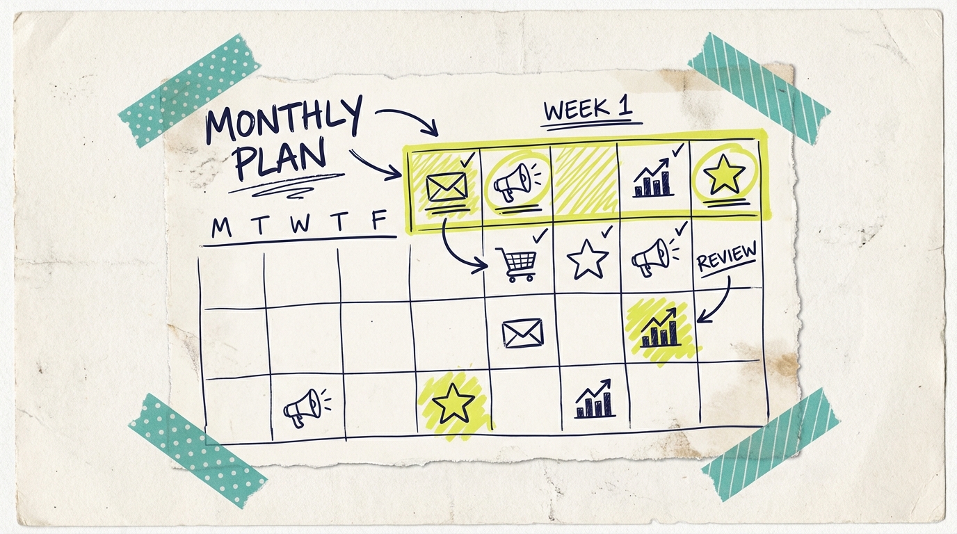 How to Market Your Small Business 2026 Guide - Calendar