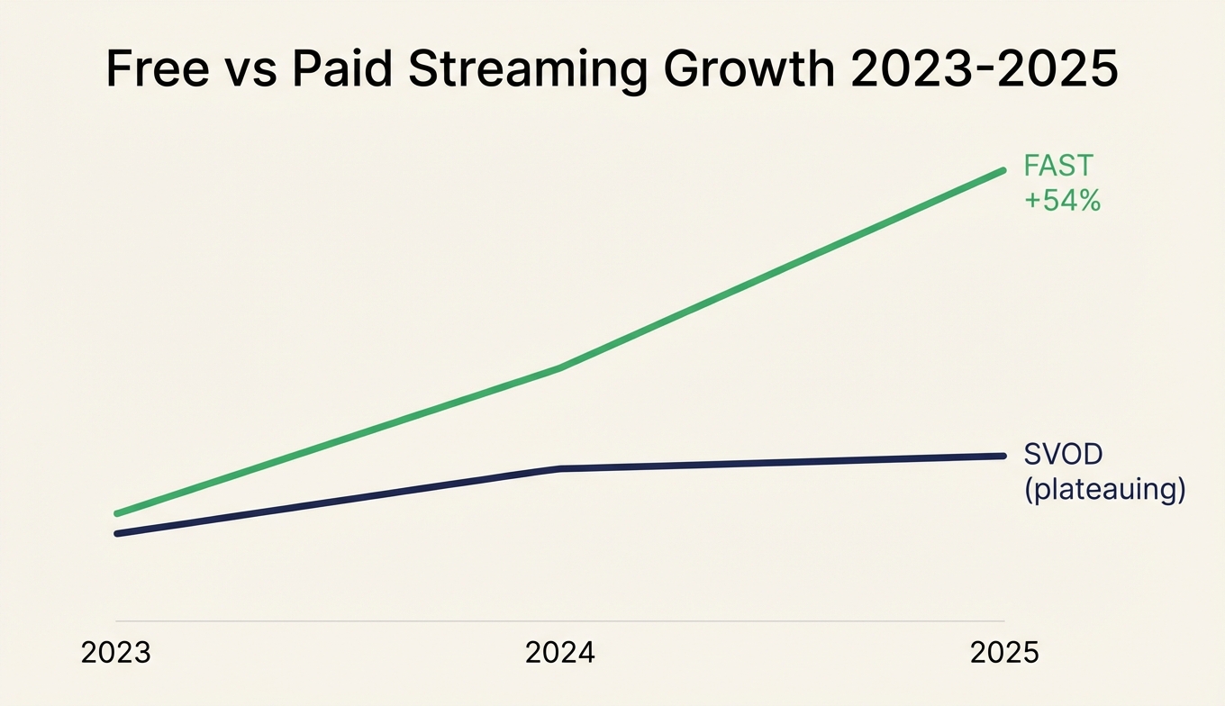 Free vs Paid Streaming Market Share - Growth Trajectories