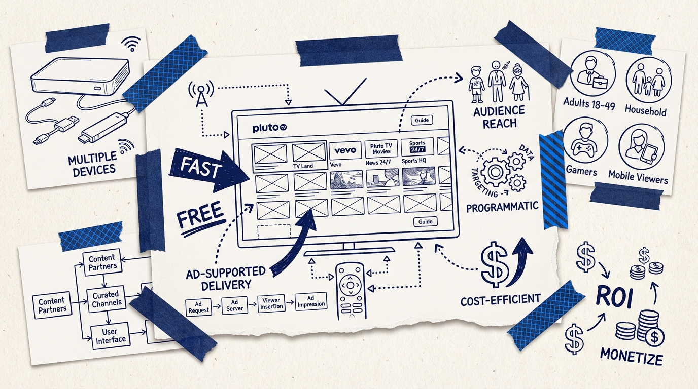 Pluto TV Advertising: Free Streaming Audiences on a Small Budget