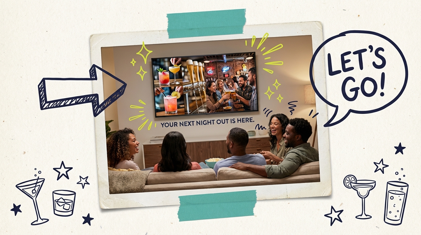 TV Advertising for Bars and Nightlife - Cta