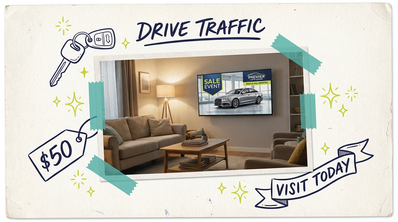 TV Advertising Auto Dealerships - Cta Visual