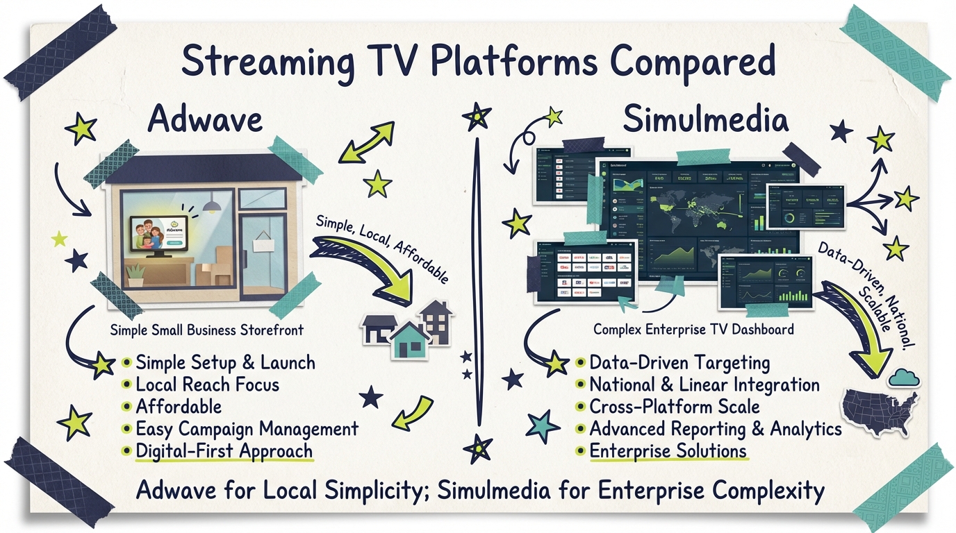 Adwave vs Simulmedia (Skybeam): TV Advertising Compared