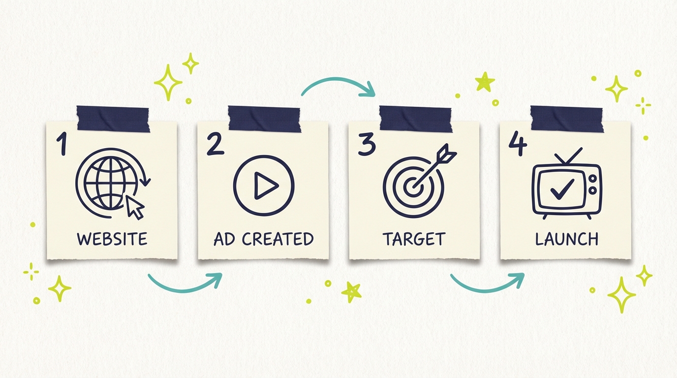 TV Advertising Real Estate Agents - Process Steps