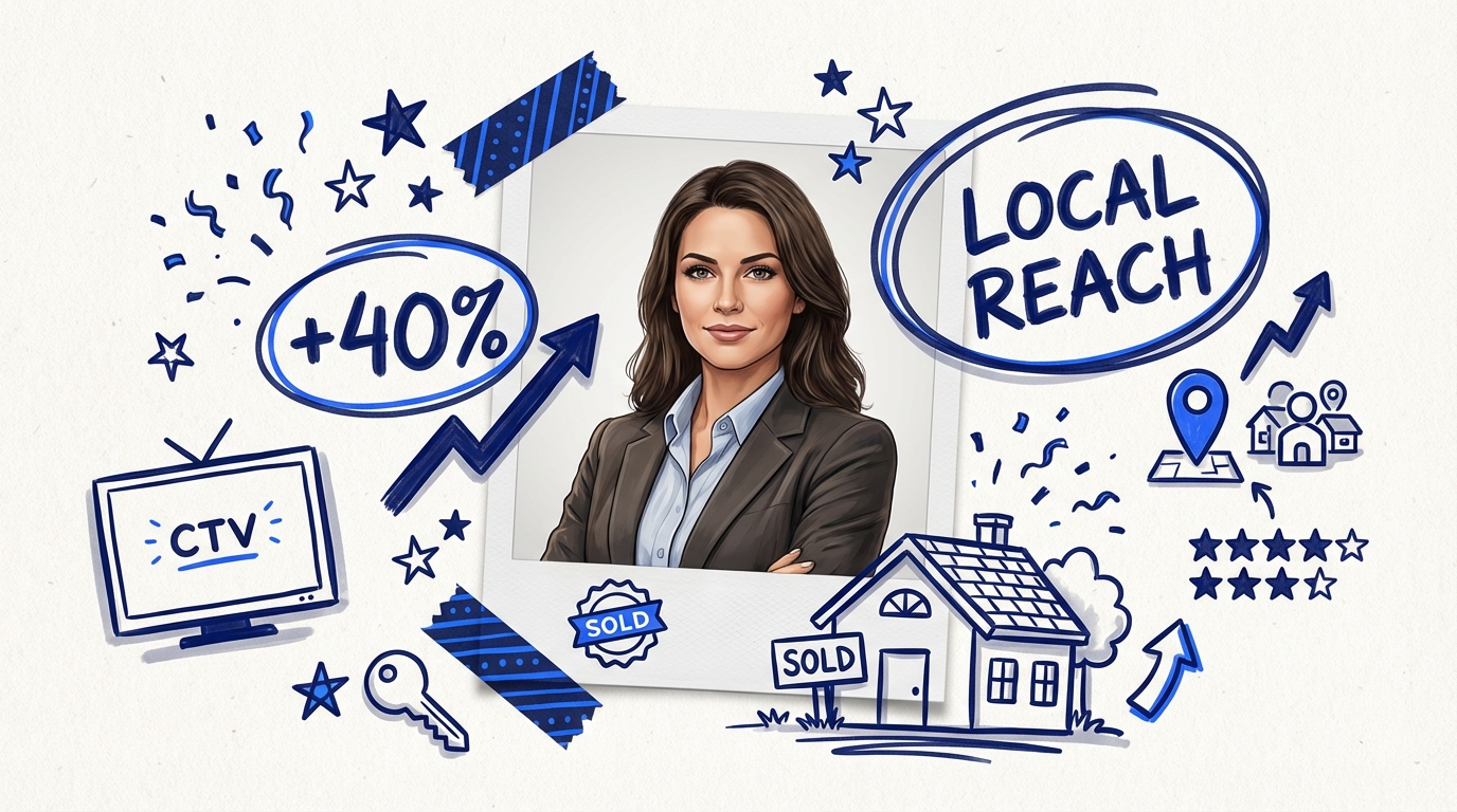 Case Study: How a Real Estate Agent Built Local Brand Authority with CTV