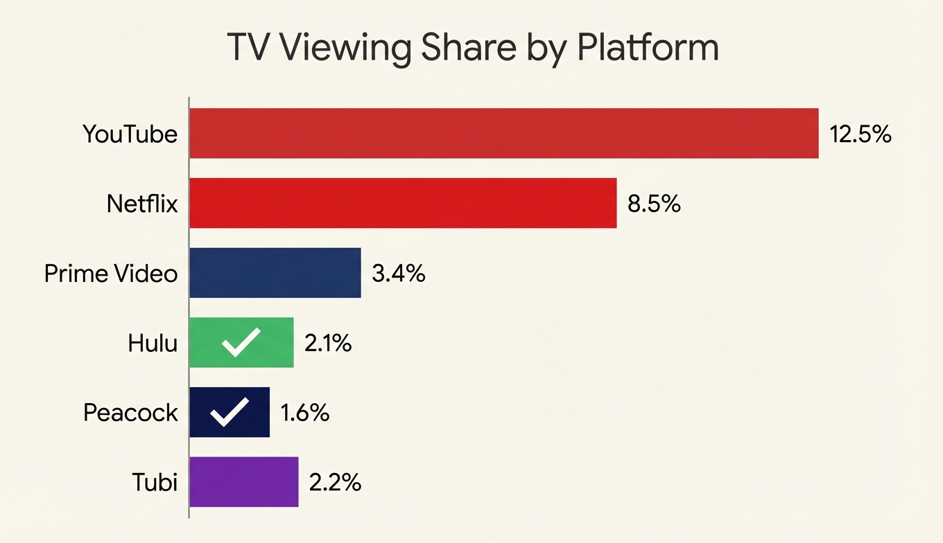 Hulu vs Peacock: Which Has More Viewers - Viewing Share Comparison