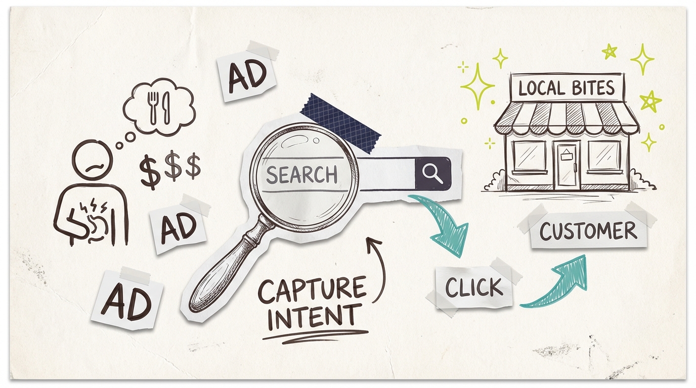 Best Advertising for Restaurants 2025 - Body Google Ads Example