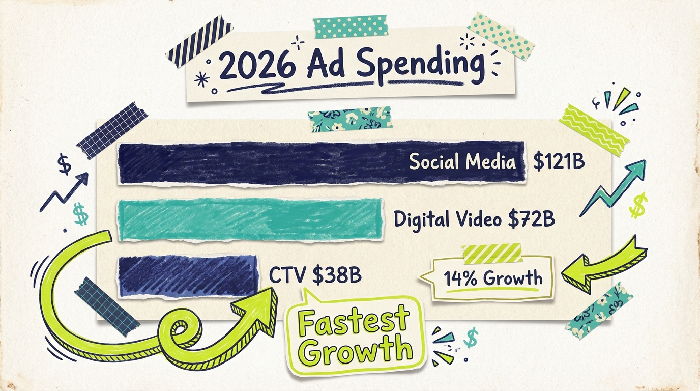 CTV vs Social Video: Market Comparison 2026 - Market Size