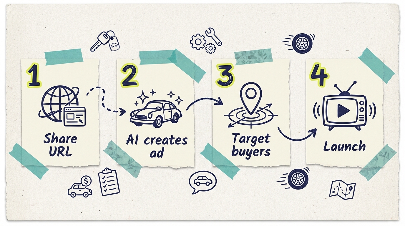 TV Advertising for Used Car Lots - Process