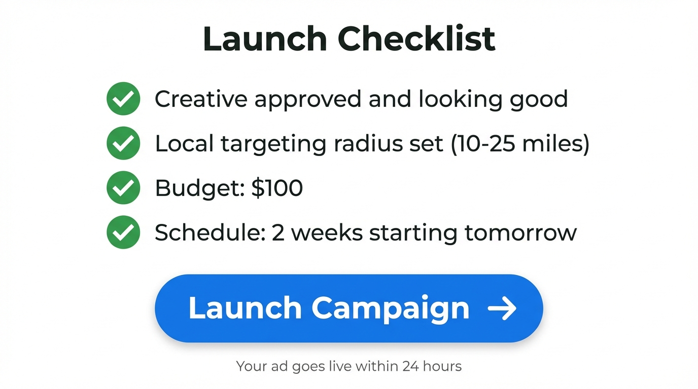 100 Dollar Strategy - Launch Checklist