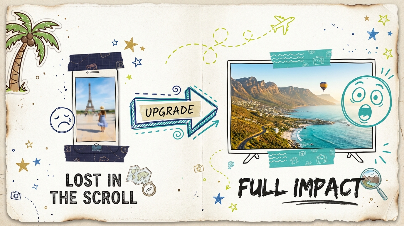 TV Advertising for Travel Bloggers - Visual Impact