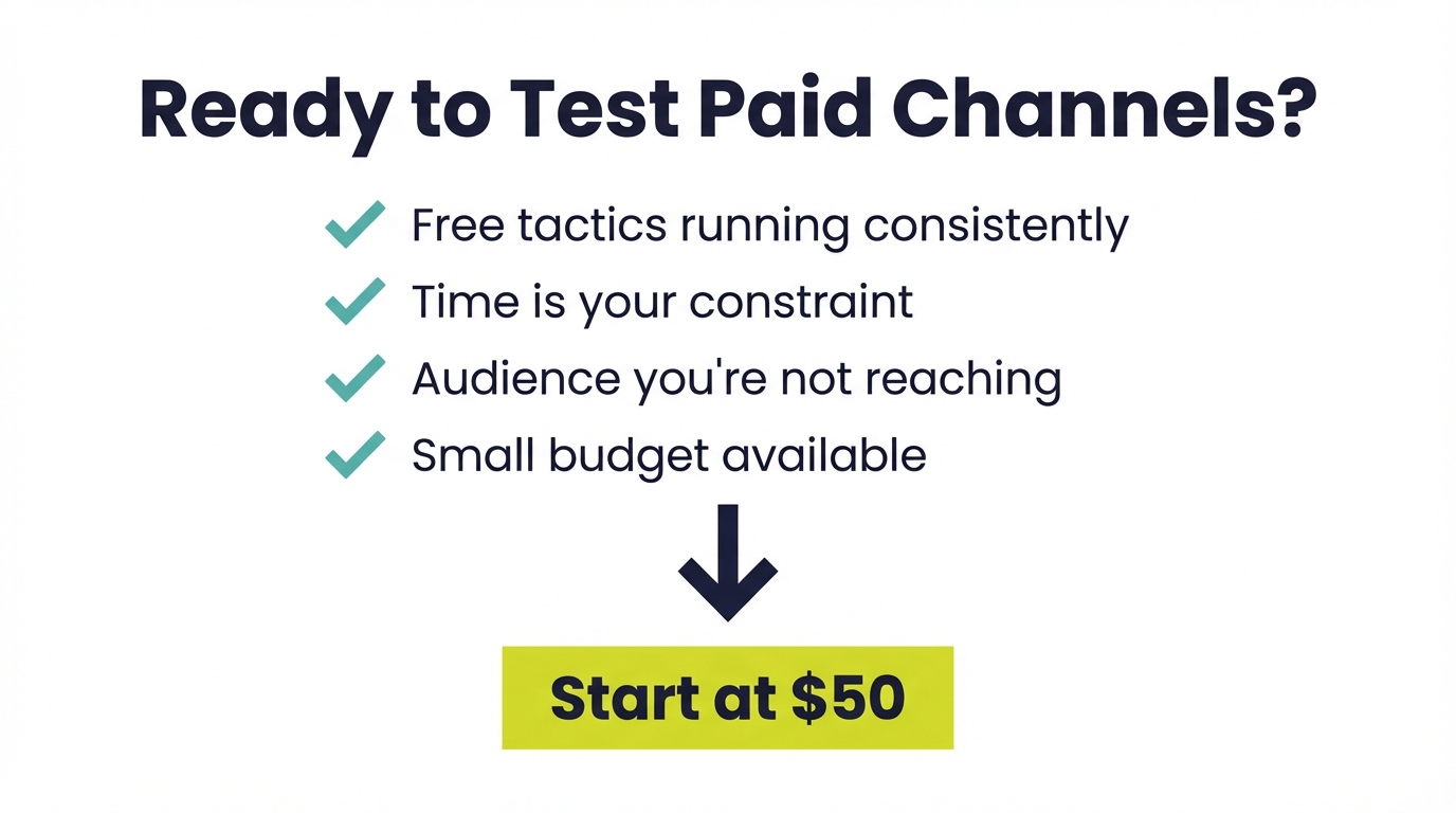 Free Advertising Ideas for Small Business - Transition Chart