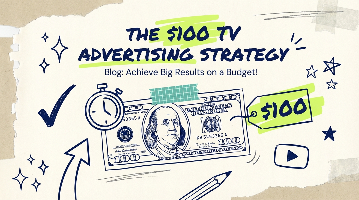 I Have $100 and 1 Hour: Here's My TV Advertising Strategy