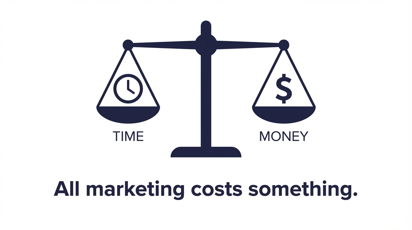 Free Advertising Ideas for Small Business - Time Vs Money