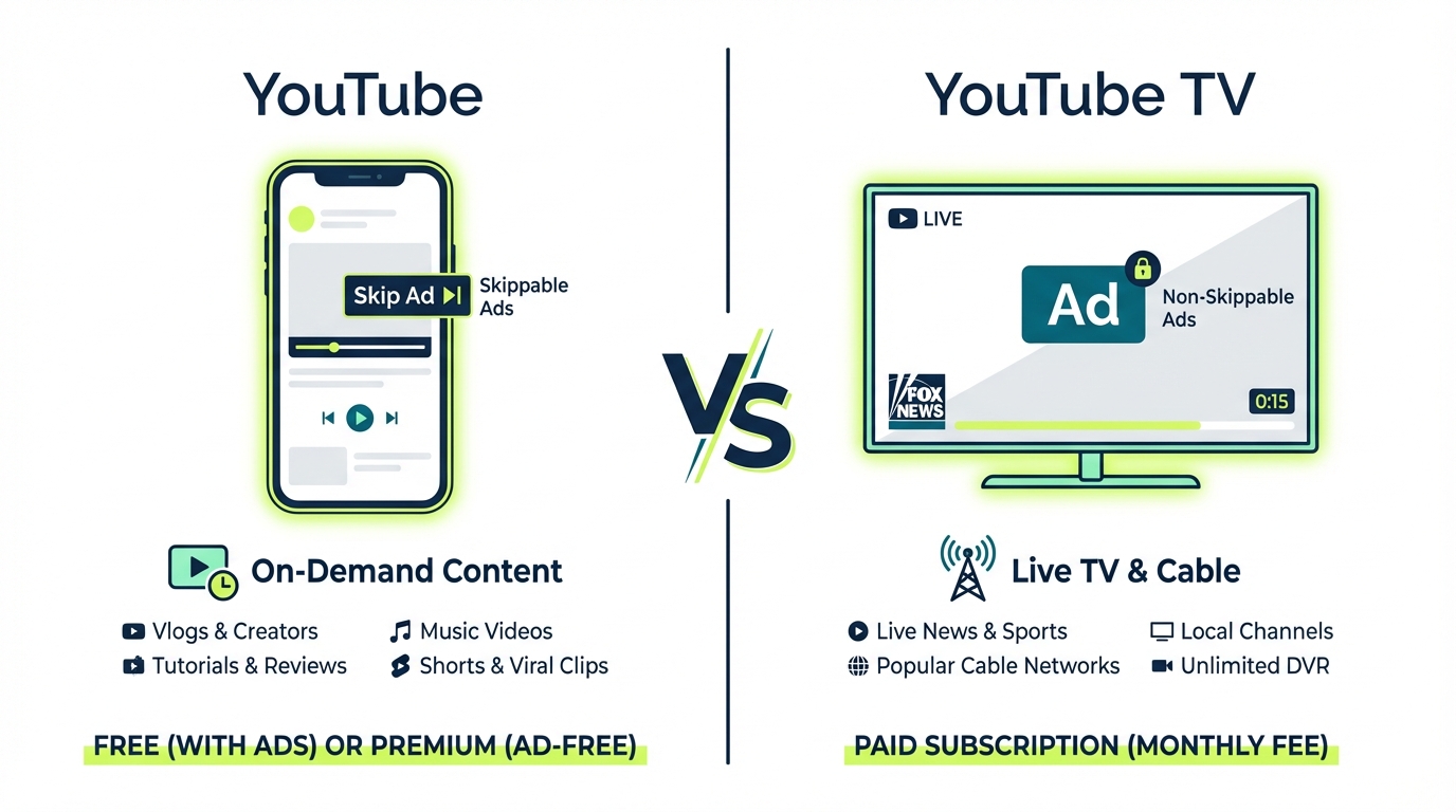 Youtube Vs Youtubetv