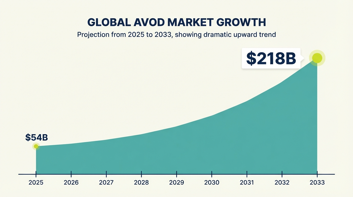 Ad Supported Streaming Future Images - Avod Growth