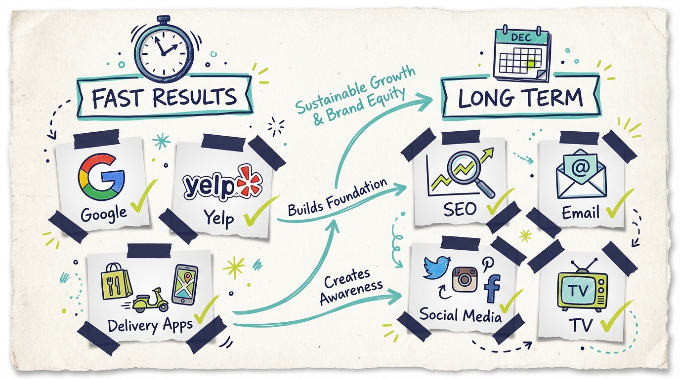 Best Advertising for Restaurants 2025 - Body Paid Vs Organic