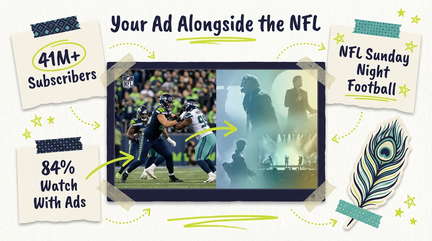 Peacock TV Advertising for SMBs (2026)