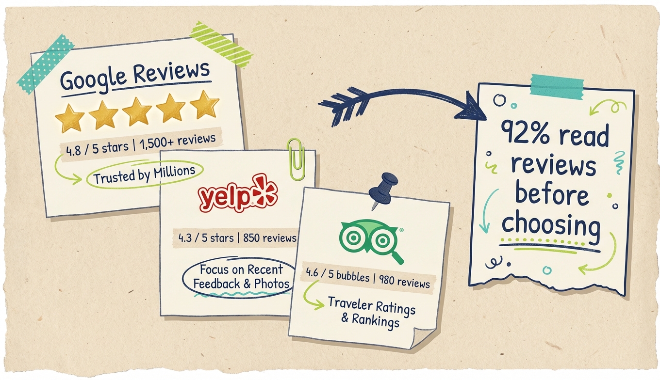 Best Advertising for Restaurants - Review Platforms - Body Review Platforms