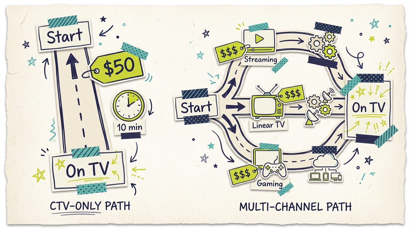 Adwave vs Simulmedia self-serve comparison
