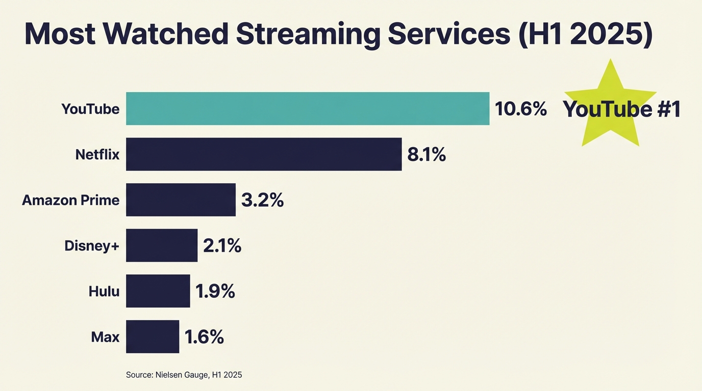 Most Watched Streaming Service - Platform Comparison