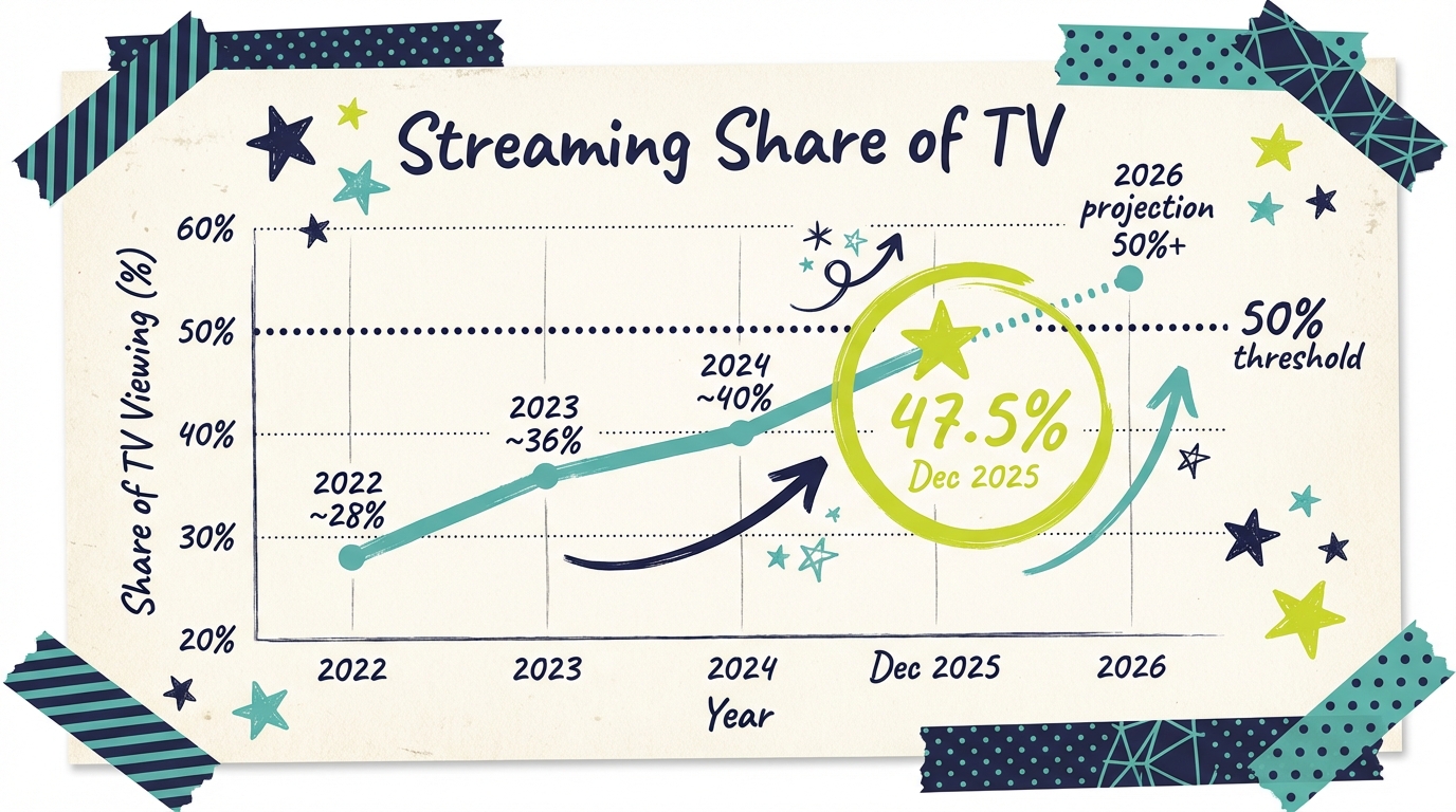 Netflix TV Viewing Share Q4 2025 - Streaming Growth