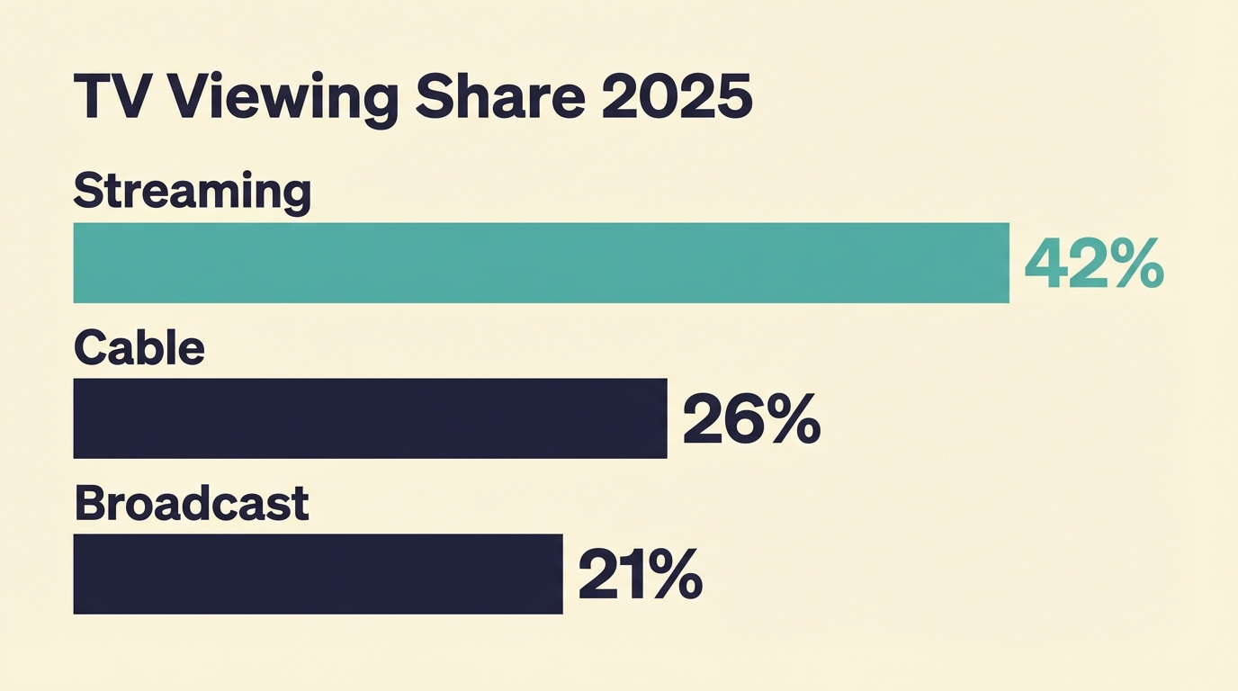 Will Streaming Overtake Cable - Viewing Share