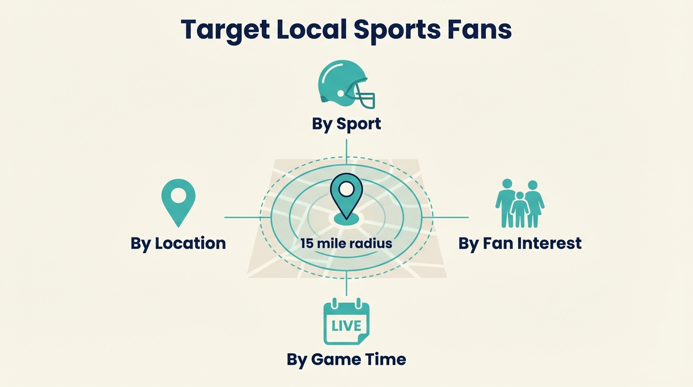 Live Sports Advertising - Targeting Options