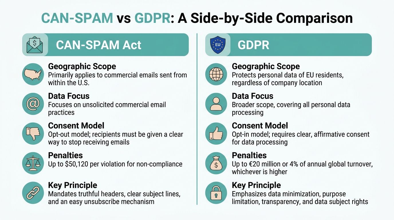 CAN-SPAM and GDPR Compliance: What Small Business Owners Must Know
