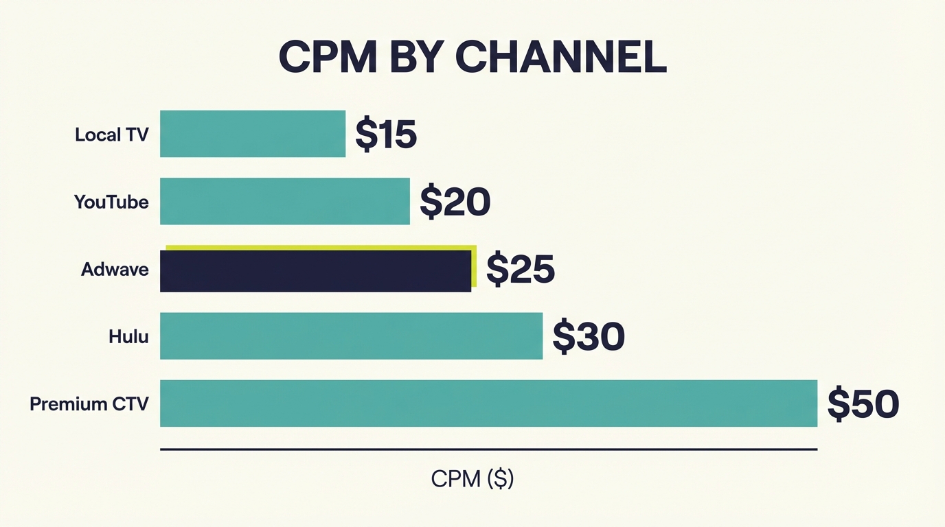 CTV Advertising Benchmarks - Cpm Comparison