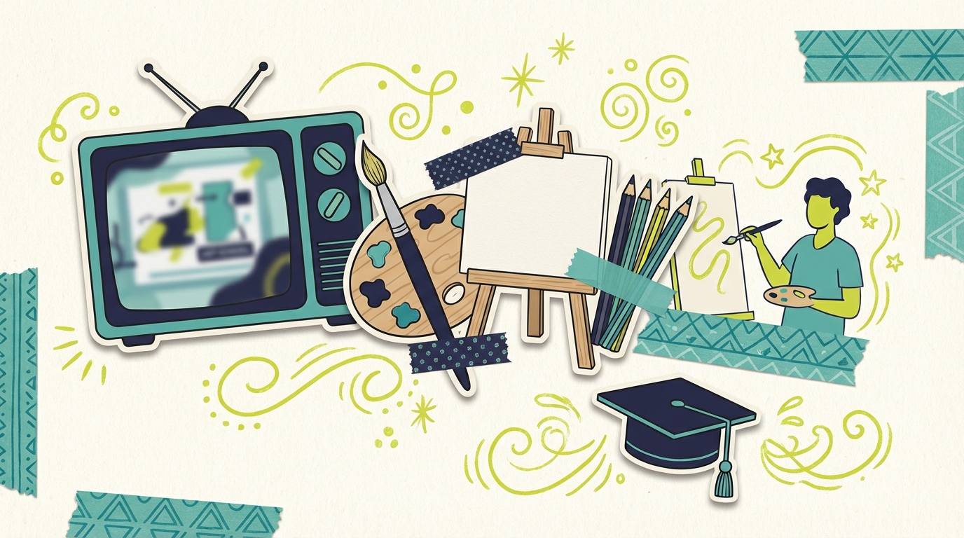 TV Advertising for Art Schools - Art School Tv Concept