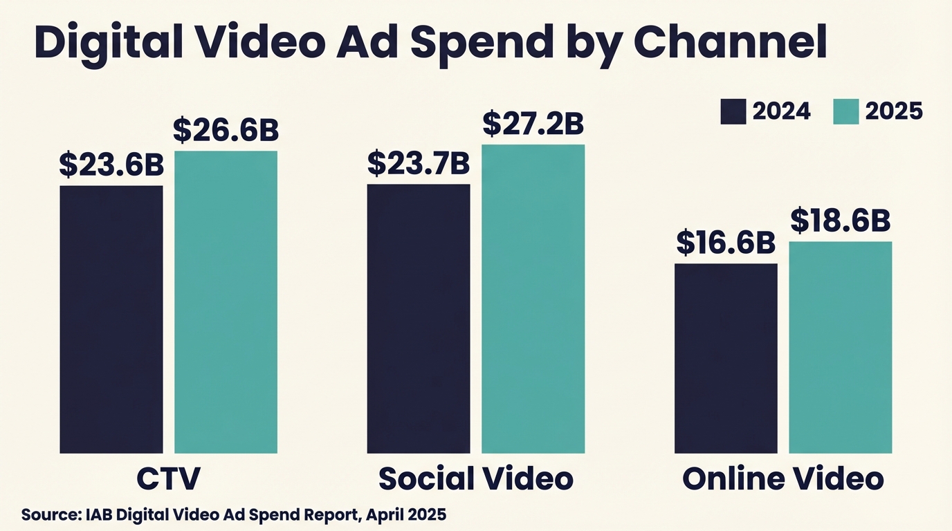 TV Ad Reach vs Social Media - Ad Spend Comparison