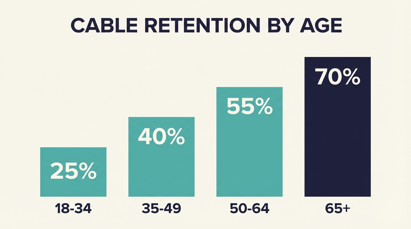 Cord Cutting Trend 2025 Images - Demographic Breakdown